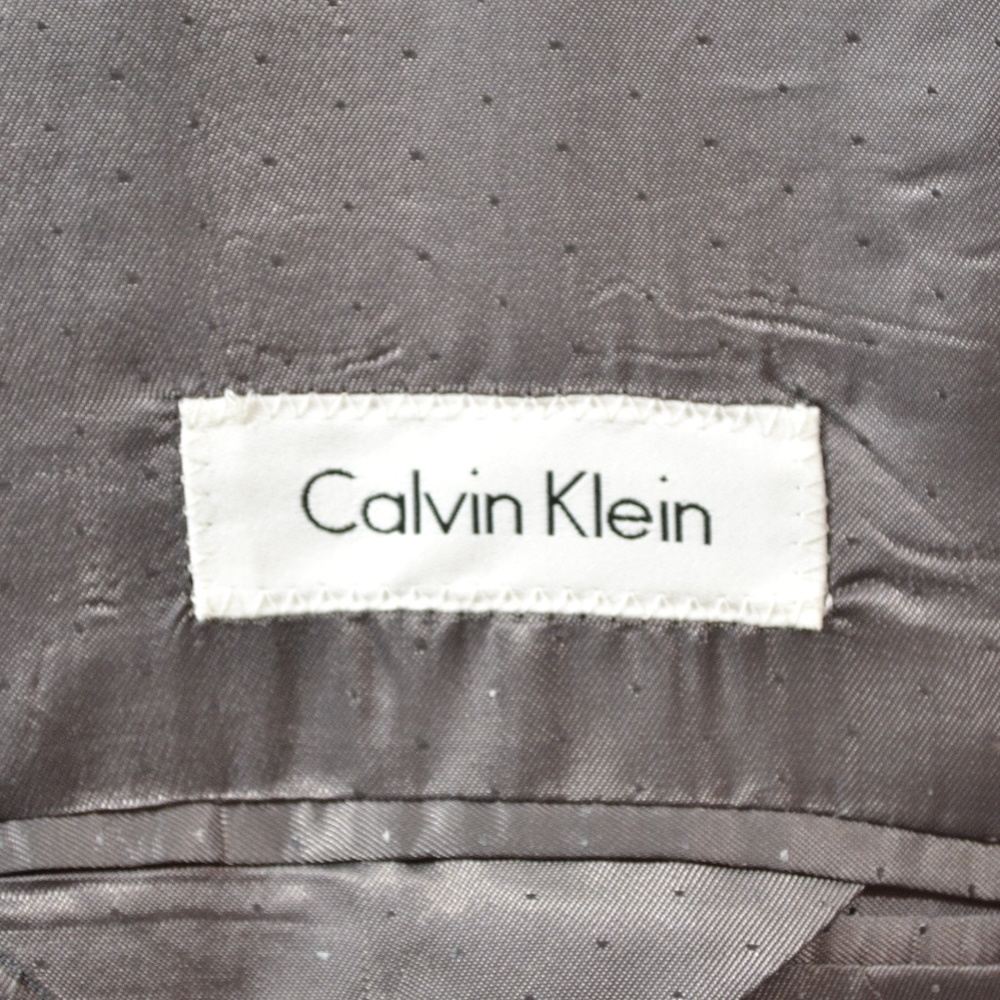 Calvin Klein 42R Sport Coat Blazer Suit Jacket Bla - Picture 8 of 8